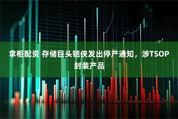 拿柜配资 存储巨头铠侠发出停产通知，涉TSOP封装产品