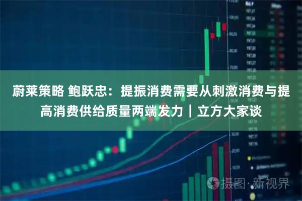 蔚莱策略 鲍跃忠：提振消费需要从刺激消费与提高消费供给质量两端发力｜立方大家谈