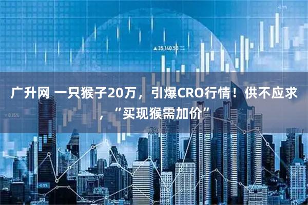 广升网 一只猴子20万，引爆CRO行情！供不应求，“买现猴需加价”